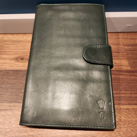 Rolex Wallet Soft Leather Green - Picture 3 of 3